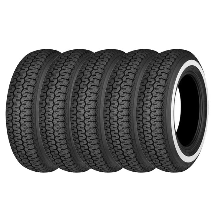 165 SR 15 Michelin XZX Whitewall | Ruote Borrani