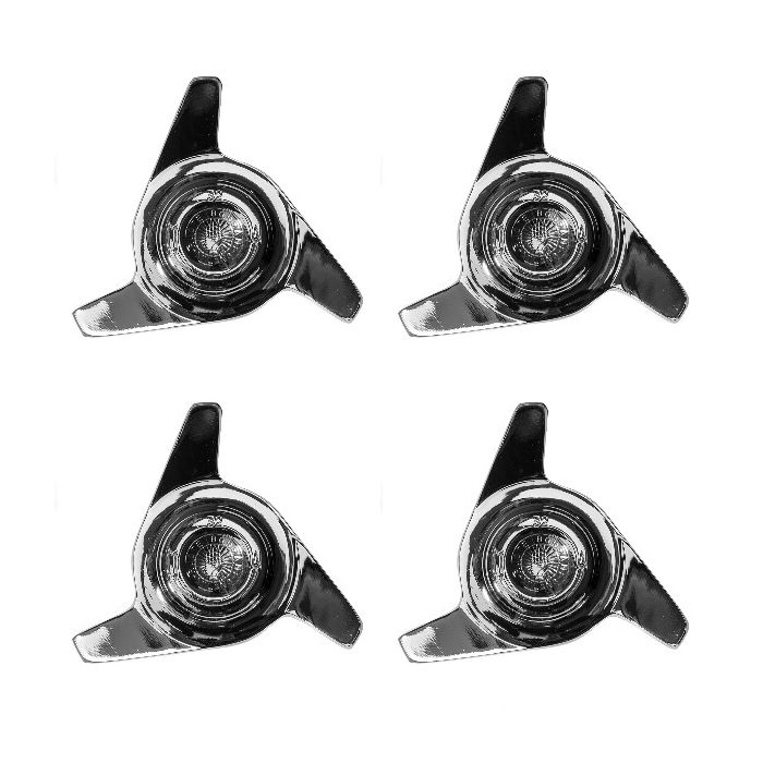Borrani Set of 4 Spinners 32mm 3 Ear