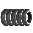 Set of 5 off 185R15 Michelin XVS Whitewall