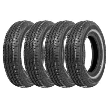 Set of 4 off 195/75 TR14 Hankook Whitewall