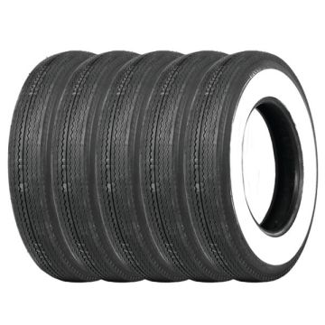 Set of 5 off 8.20x15 General Whitewall