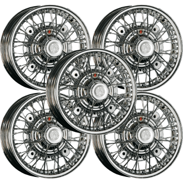Set of 5 RW4044 Borrani wheel 4.0”x12” OFFER