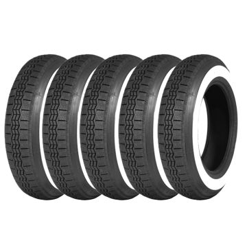 Set of 5 off 165R400 Michelin X Whitewall