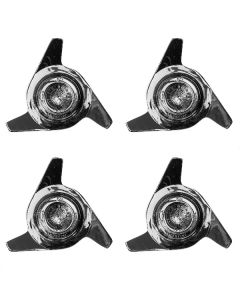 Borrani Set of 4 Spinners 52mm 3 Ear