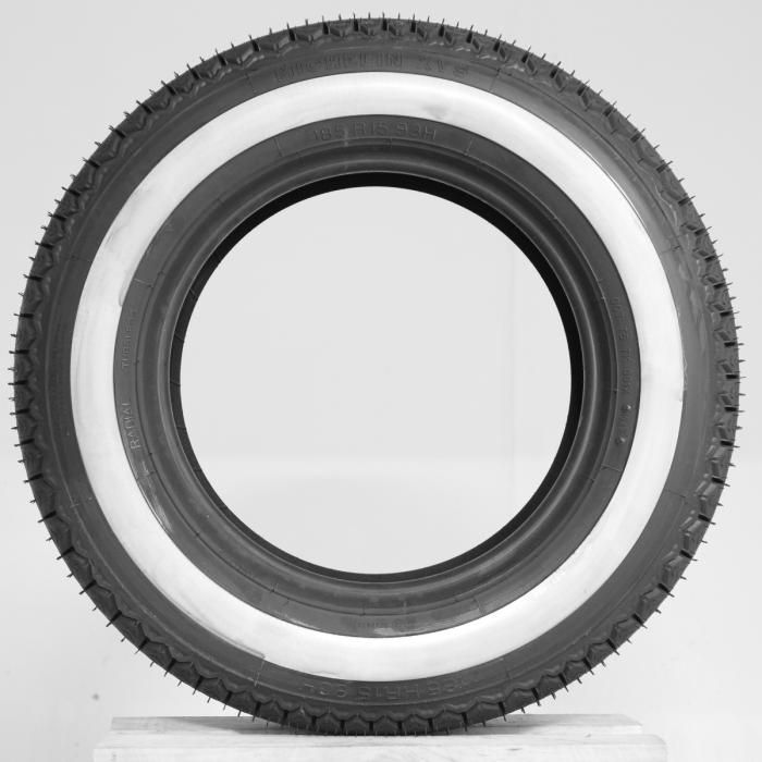 185 HR15 Whitewall Tyres | Set of 4 Classic Michelin XVS | Ruote