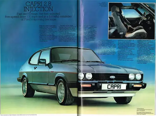 Click to enlarge Ford Capri 2.8 Injection on 205/60 R13 Tyres