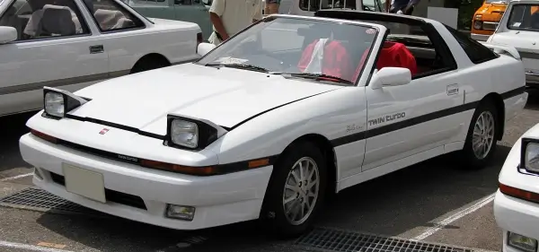 Click to enlarge MK3 Toyota Supra A70 Aerotop on 225/50 VR 16 PIRELLI CINTURATO P7 Tyres