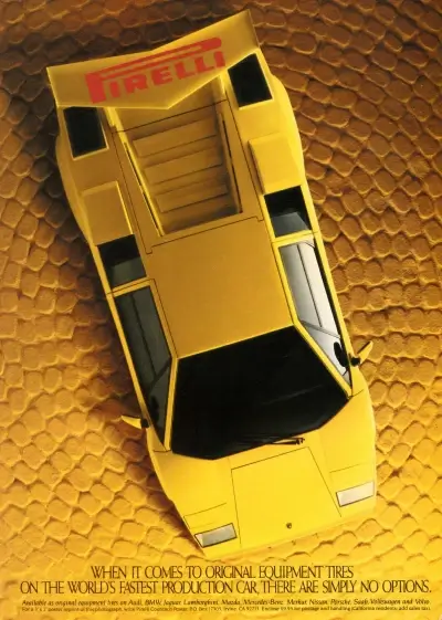 Lamborghini Countach PIRELLI P-ZERO ASIMMETRICO TIRES