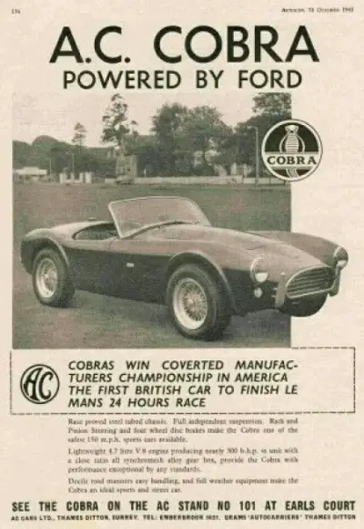 AC Cobra Borrani Wheels